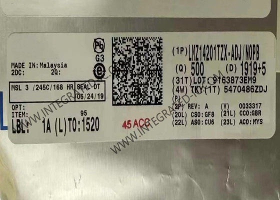LMZ14201TZX-ADJ ชิปวงจรบูรณาการ 1A SIMPLE SWITCHER Power Module TO-PMOD-7