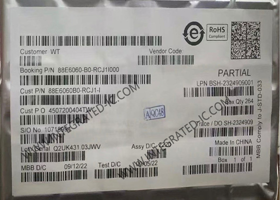 88E6060-B0-RCJ1I000 Ethernet IC การบูรณาการชิปเดียว 6-Port 10/100 Ethernet Switch