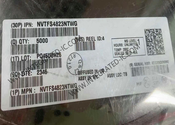 ชิปวงจรรวม NVTFS4823NTWG 30V 30A 10.5 mΩ ทรานซิสเตอร์ MOSFET กำลังไฟ N-Channel เดี่ยว