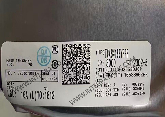 TCA8418EYFPR ชิปวงจรบูรณาการ I2C ที่ควบคุมคีย์พานสแกน IC ด้วยการป้องกัน ESD ที่บูรณาการ