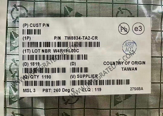 TW8834-TA2-CR ชิปวงจรบูรณาการ จัดทําวิดีโอ LCD จัดทําจอ TQFP100