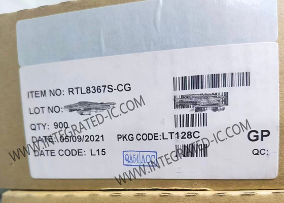 RTL8367S-CG Ethernet IC Layer 2 การจัดการ 5+2-Port Ethernet Switch LQFP128