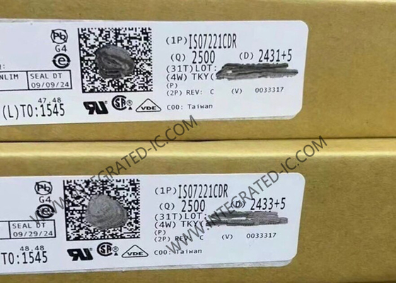 ISO7221CDR ชิปวงจรบูรณาการ 2500Vrms ช่องสองดิจิตอลไอโซเลเตอร์ SOIC8