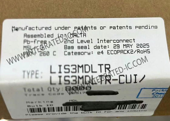 LIS3MDLTR Sensor IC Ultra-Low-Power High-Performance 3-Axis Magnetic Sensor เครื่องตรวจจับแม่เหล็กขนาด 3 แกน