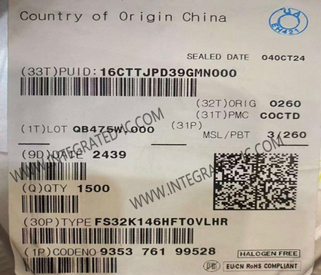 ไมโครคอนโทรลเลอร์ FS32K146HFT0VLHR MCU ARM Cortex M4F S32K IC ไมโครคอนโทรลเลอร์ 32 บิต MCU